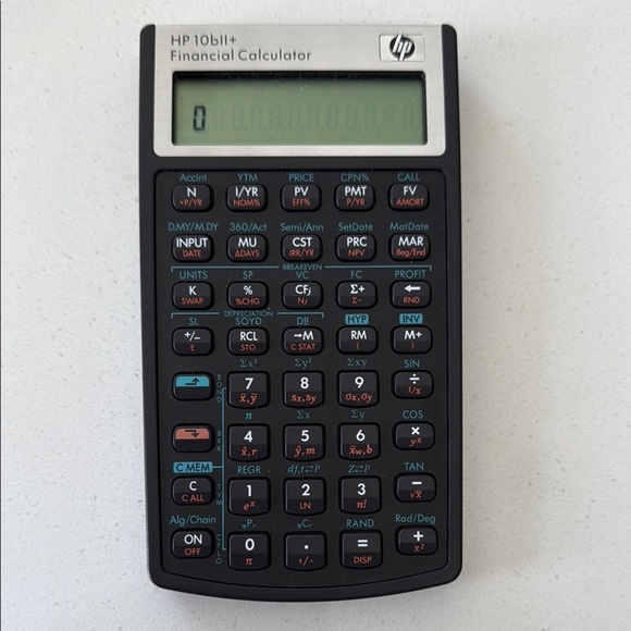 HP 10bII+ Black Financial Calculator - Picture 1 of 4